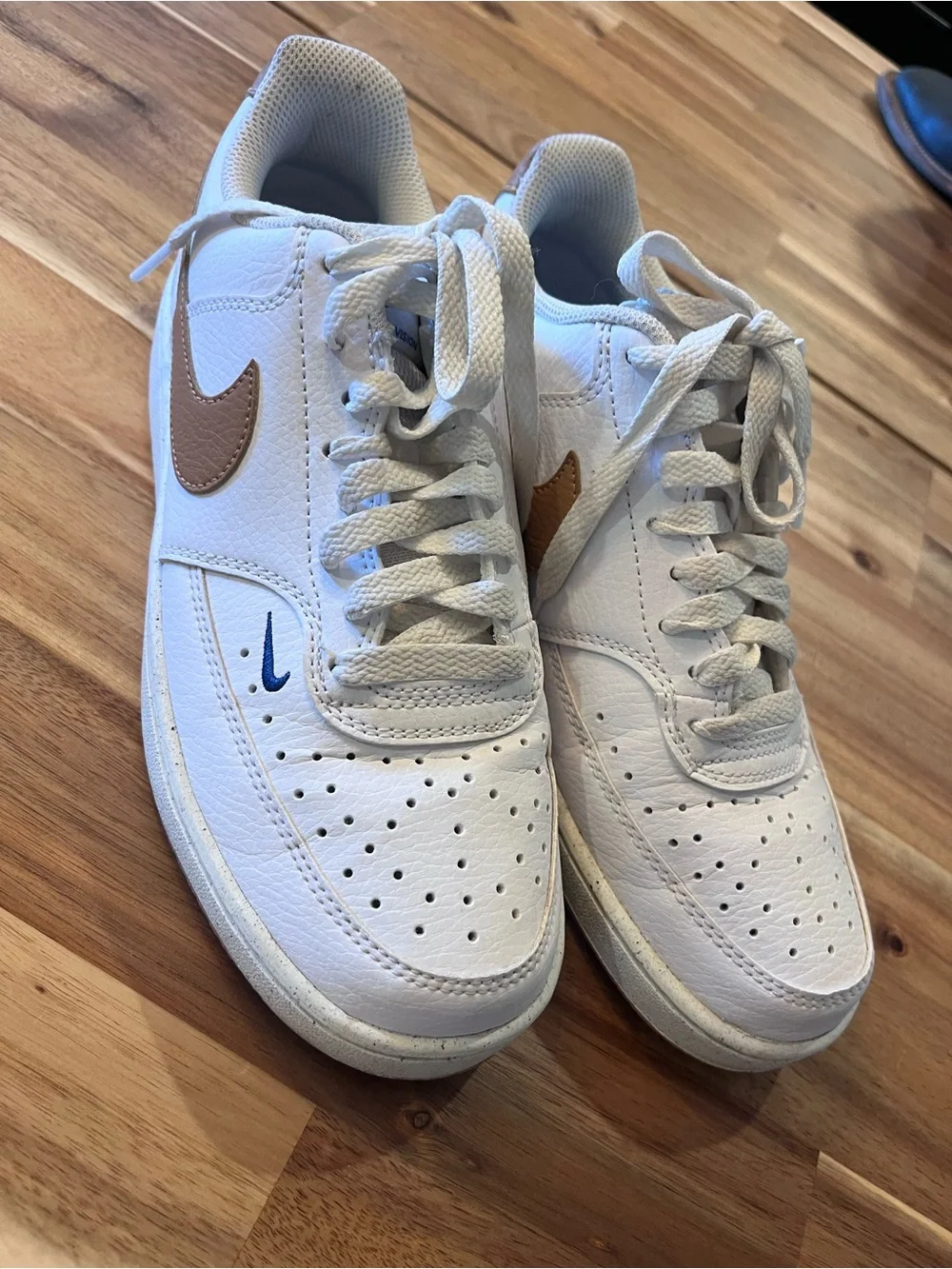 Nike Court Vision Low Next Nature White Flax Sneakers Women’s Size 7.5